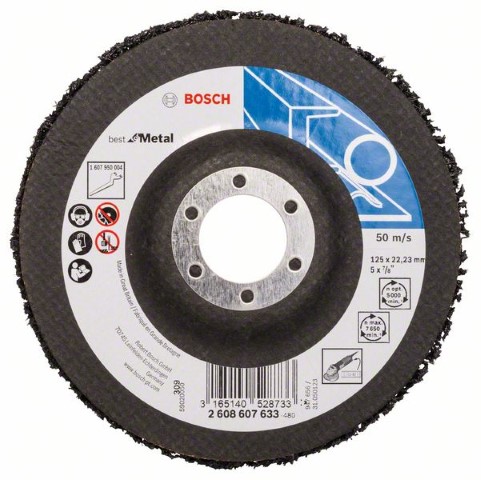 BOSCH CLEANING DISC METAL 125 MM X 22.2 MM 